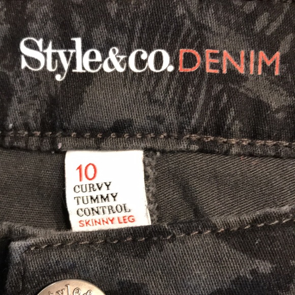 Style & Co. Denim Curvy Tummy Control Skinny Leg Jeans - Picture 5 of 10
